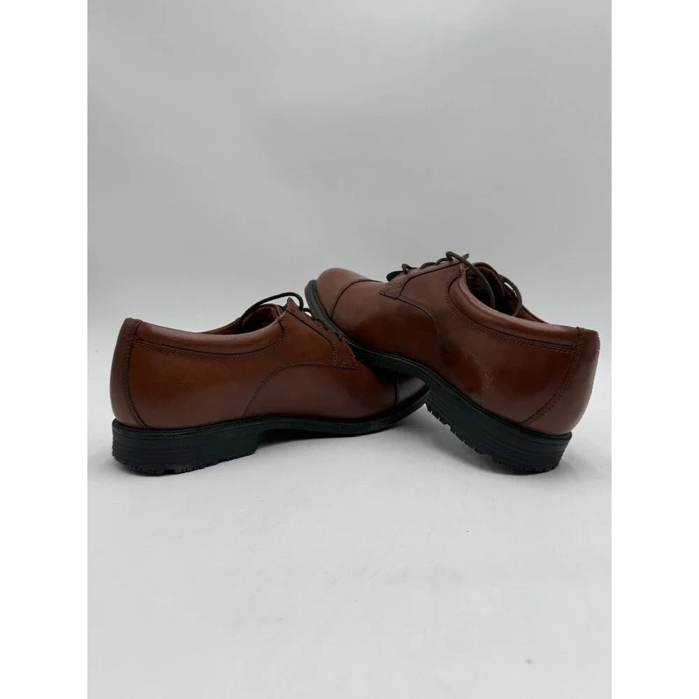 Rockport ESNTIAL DTL WP APRN Men's NEW Oxford Dress Shoe Brown US Size 8 M